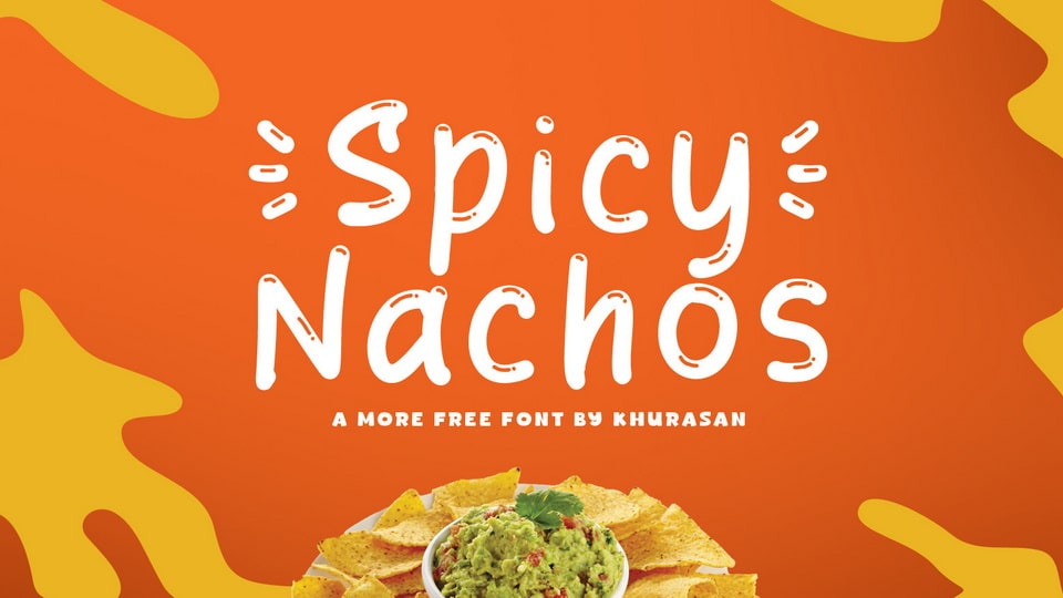 Spicy Nachos: A Jovial and Funny Hand-Drawn Font