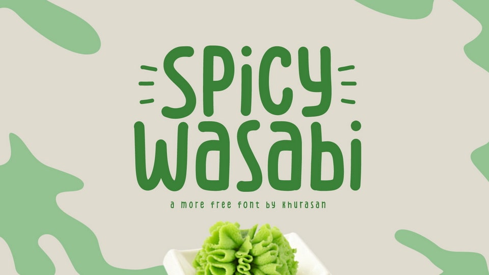Spicy Wasabi: A Playful and Funny Handwritten Font