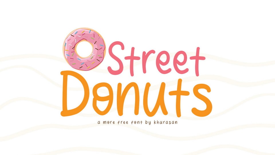 Street Donuts: A Playful Comic-Inspired Font