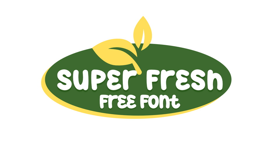 Super Fresh: An Organic Hand-Drawn Font