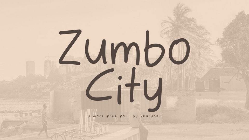 Zumbo City: A Hand-Drawn Comic Font with Character and Whimsy