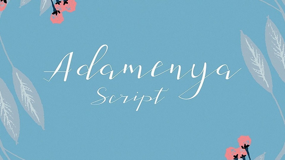 Adamenya: A Versatile Handwritten Font