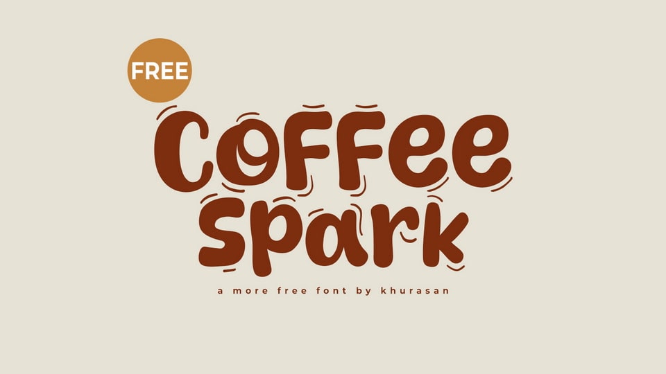 Coffee Spark: A Playful and Energetic Hand-Drawn Font