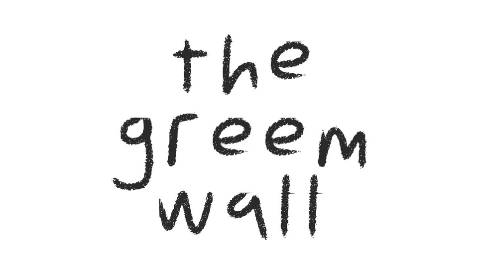 The Green Wall: An Authentic Hand-Drawn Brush Font