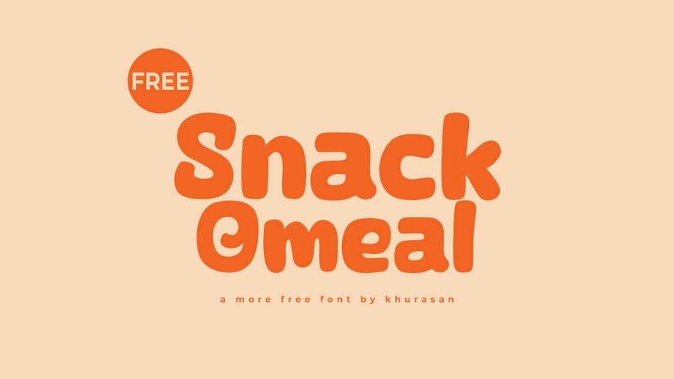 Snack Omeal: A Friendly and Charming Hand-Drawn Font