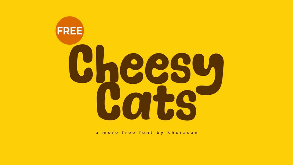 Cheesy Cats: A Playful Handwritten Font