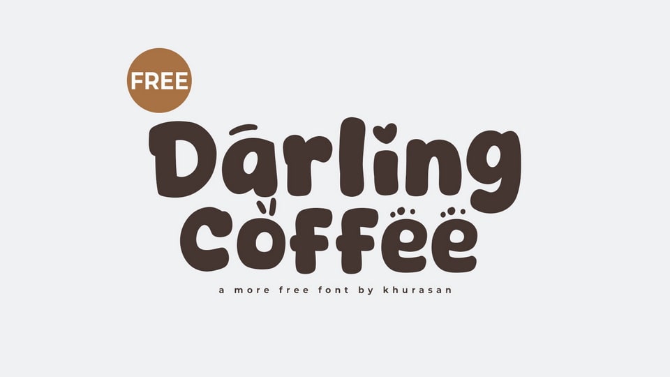 Darling Coffee: A Whimsical Hand-Drawn Font