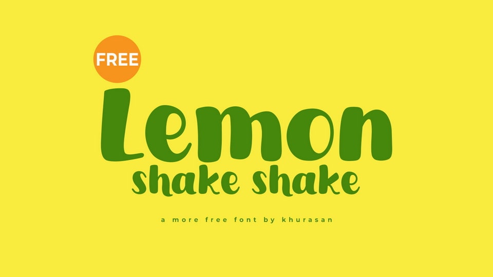 Lemon Shake Shake Font: Add a Playful Touch to Your Designs