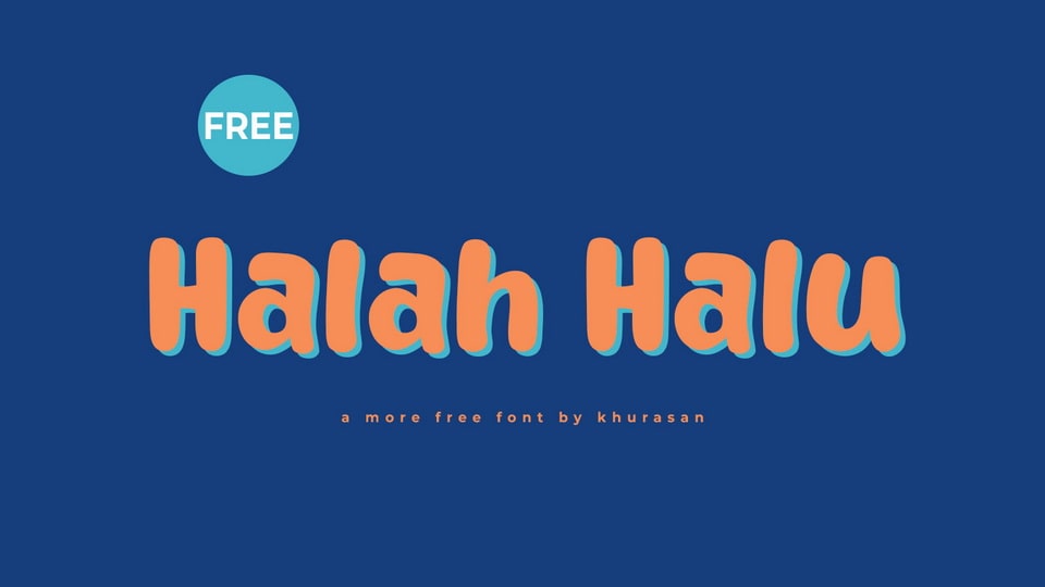Halah Hulu: A Playful Hand-Crafted Font for Charming Designs