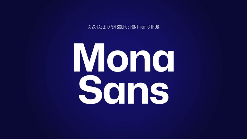 Mona Sans Typeface