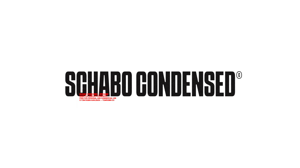 Schabo Condensed Font