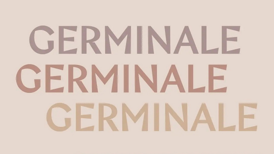 

Germinale: A Sans Serif Typeface Inspired by the Beauty of Roses