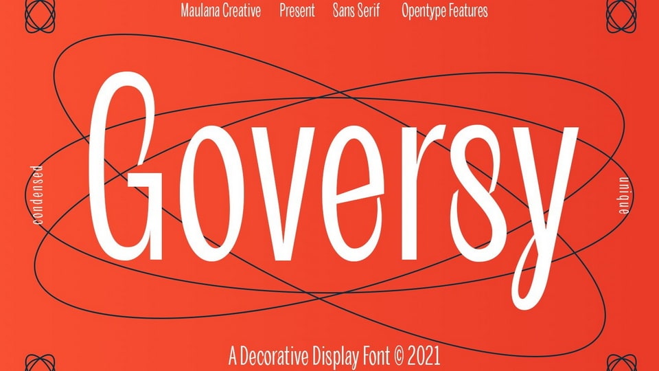 

Goversy - Decorative Condensed Display Font