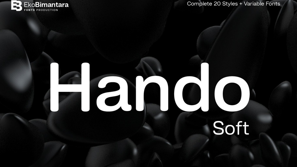 

Hando Soft: A Versatile Sans-Serif Typeface with Curved Endings