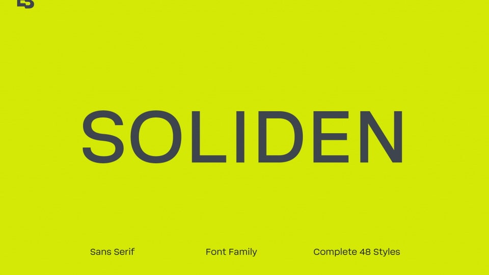 

Soliden: A New Family of Grotesk Sans Serif Fonts