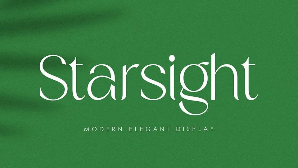 

 Starsight: Elegant and Versatile Font for Design Projects