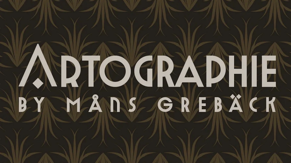 

Artographie: A Modernist and Sophisticated Art Deco-Inspired Sans-Serif Typeface