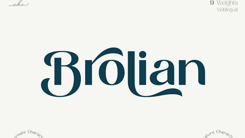 Brolian: A Playful and Stylish Font for Creative Designs