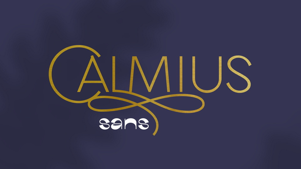  Calmius: A Versatile Sans Serif Font Family with Modern and Vintage Aesthetics