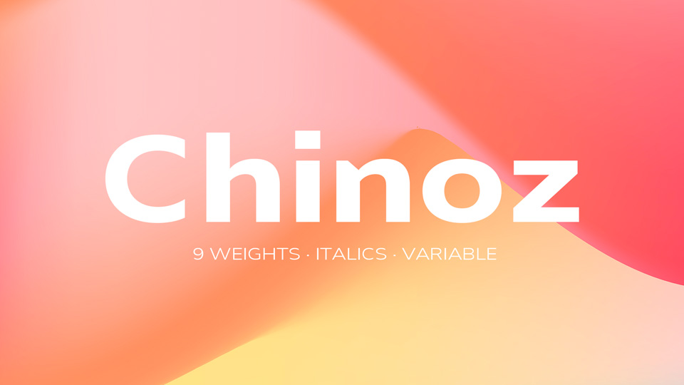 
Chinoz: A Contemporary Sans Serif Typeface