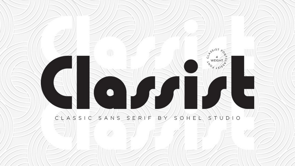 Classist Sans: A Minimalist and Stylish Display Font for Creative Projects