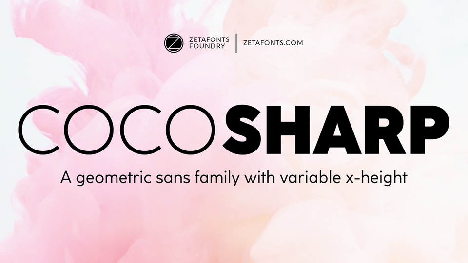 Coco Sharp: A Vintage-Inspired Sans Serif Font Family with Variable X-Height