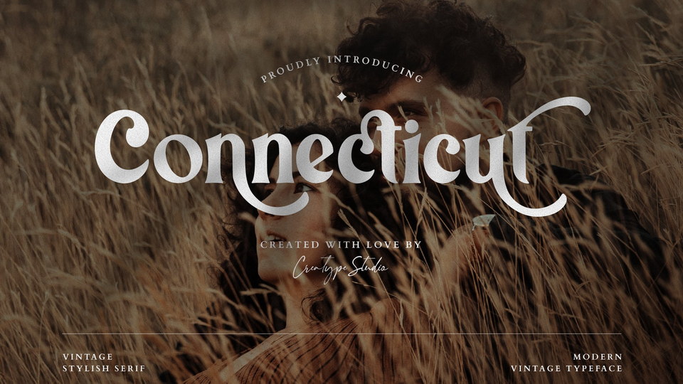 

Connecticut: A Timeless Font with a Vintage, Elegant Feel