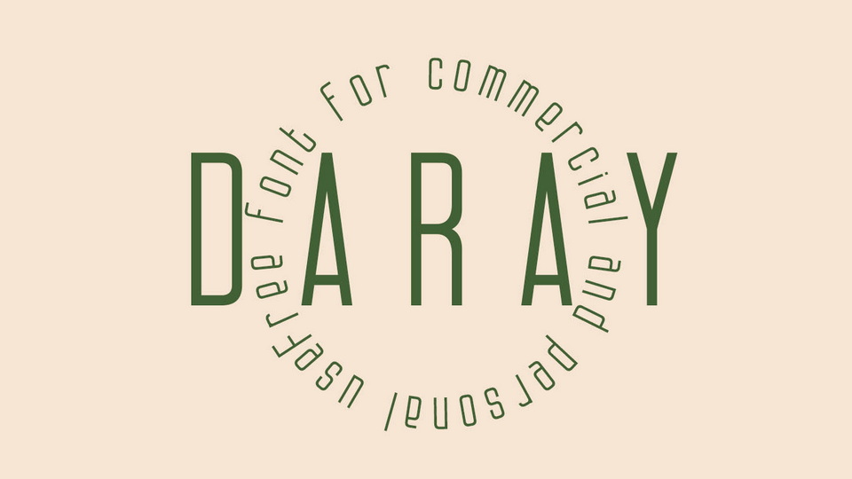 

Daray: A Modern and Minimalistic Font for Professional Projects