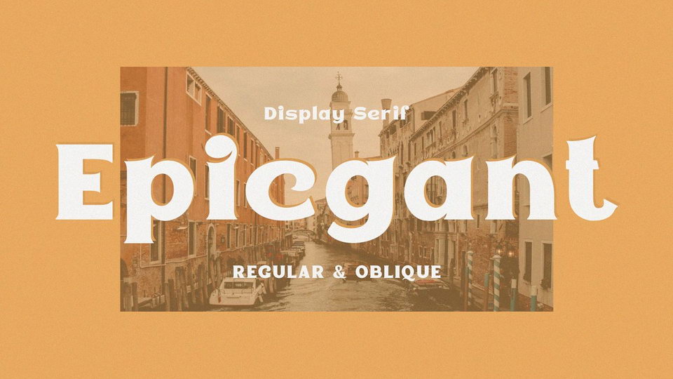 

Epicgant: An Elegant Vintage Semi Serif Font with a Casual Charm