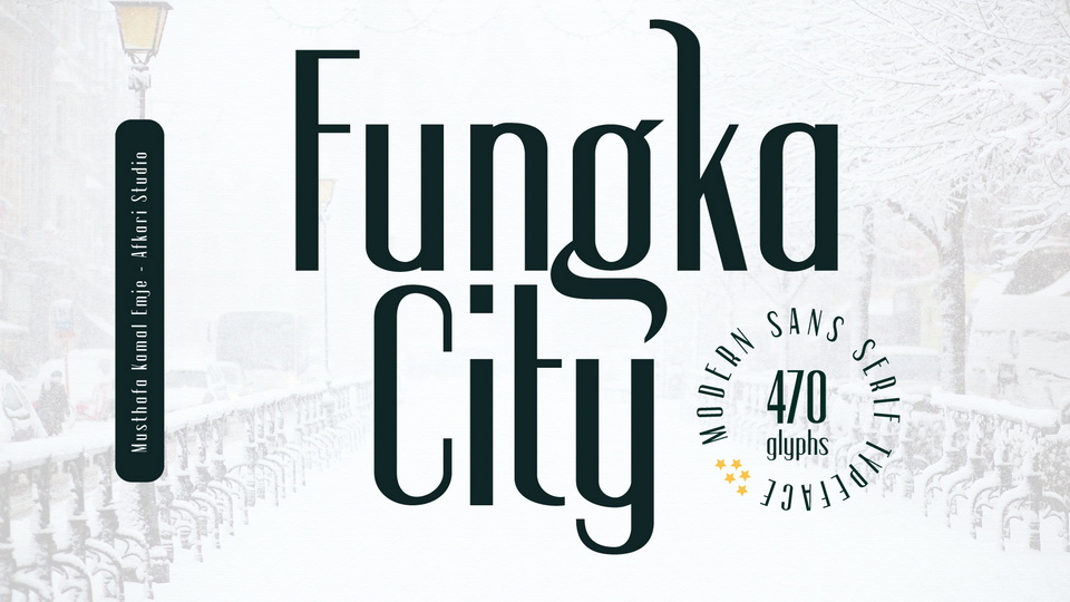  Fungka City: A Contemporary and Chic Sans Serif Typeface
