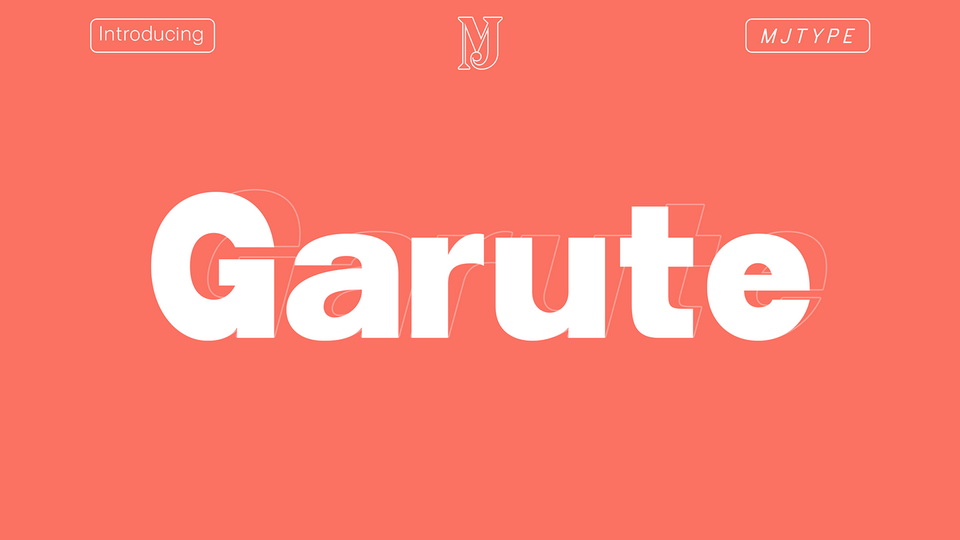 

Garute: A Modern Sans Serif Typeface