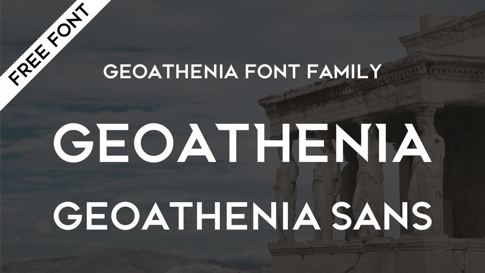 

Geoathenia: A Modern Geometric Sans Serif Font for Designers