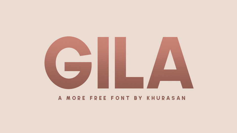 

Gila: A Bold and Strong Sans Serif Typeface That Stands Out From the Crowd