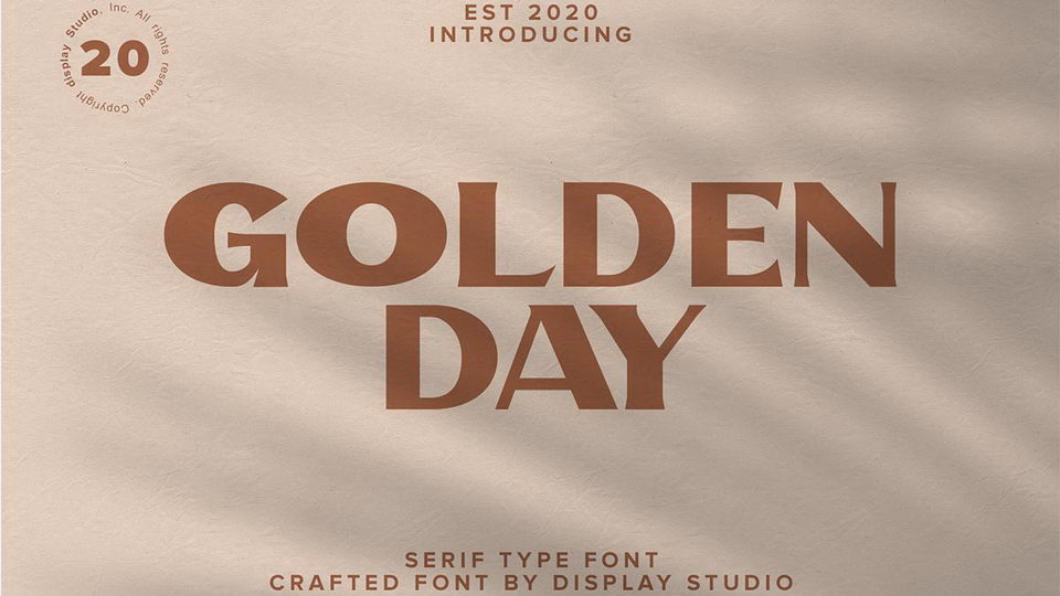 

Golden Day: A Stunning Sans Serif Font to Add a Modern and Sophisticated Touch to Any Project