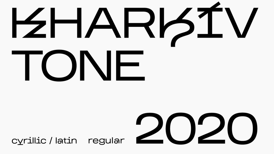 

Kharkiv Tone: A Bold, Multifaceted Typeface That Captures the City's Vibrant Energy