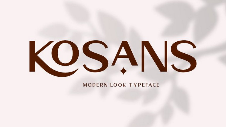 

Kosans: A Contrast Sans Serif Font with a Vintage Look