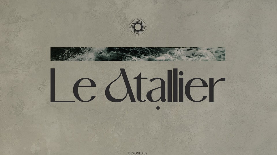 

Le Atallier: An Elegant Sans Serif Font Exuding Class and Sophistication