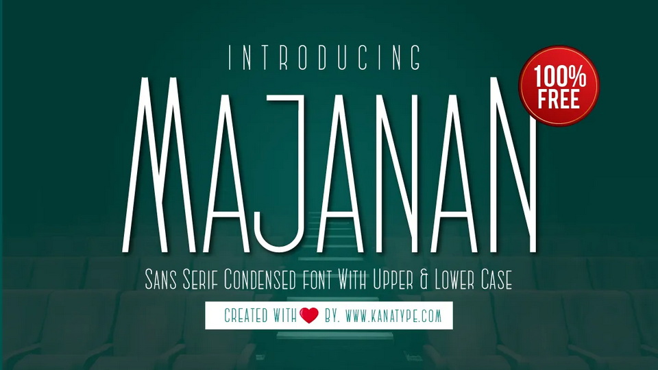 

Majanan - Elegant and Modern Condensed Sans Serif Font