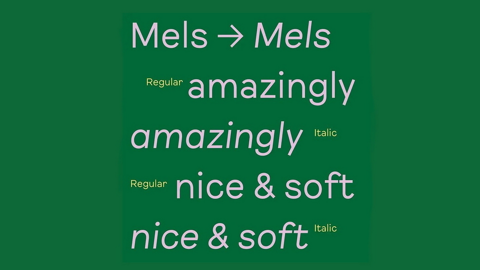  Mels: Typeface Symbolizing Mental Health and Resilience