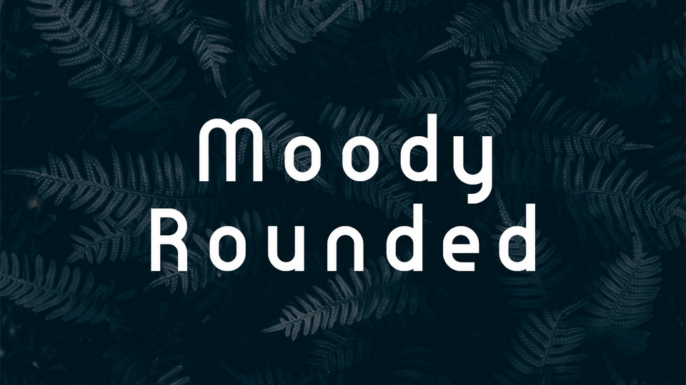 

Moody Rounded: A Unique Geometric Sans Serif Font