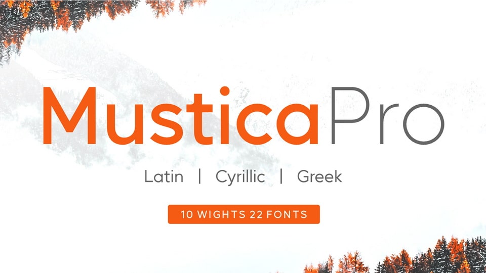 Mustica Pro: A Precise Sans Serif Font with Extensive Language Support