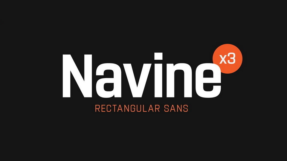 Navine: A Powerful Sans Serif Typeface with OpenType Features