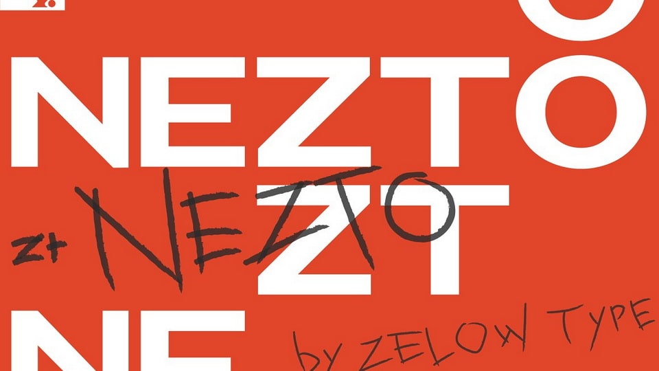  ZT Nezto: A Typeface Celebrating the Beauty of Curved Elements and Novel Typography