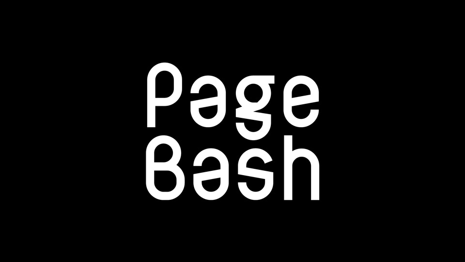 

Page Bash: A Versatile Geometric Modular Typeface with a Unique Personality
