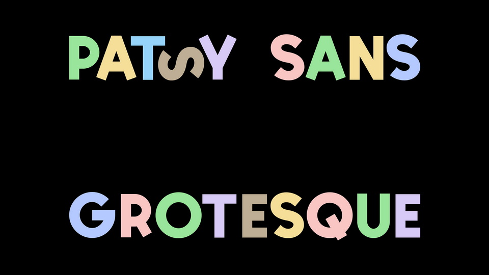 Pitiable Concept of Patsy: A Typeface Lacking Self-Awareness and Refinement