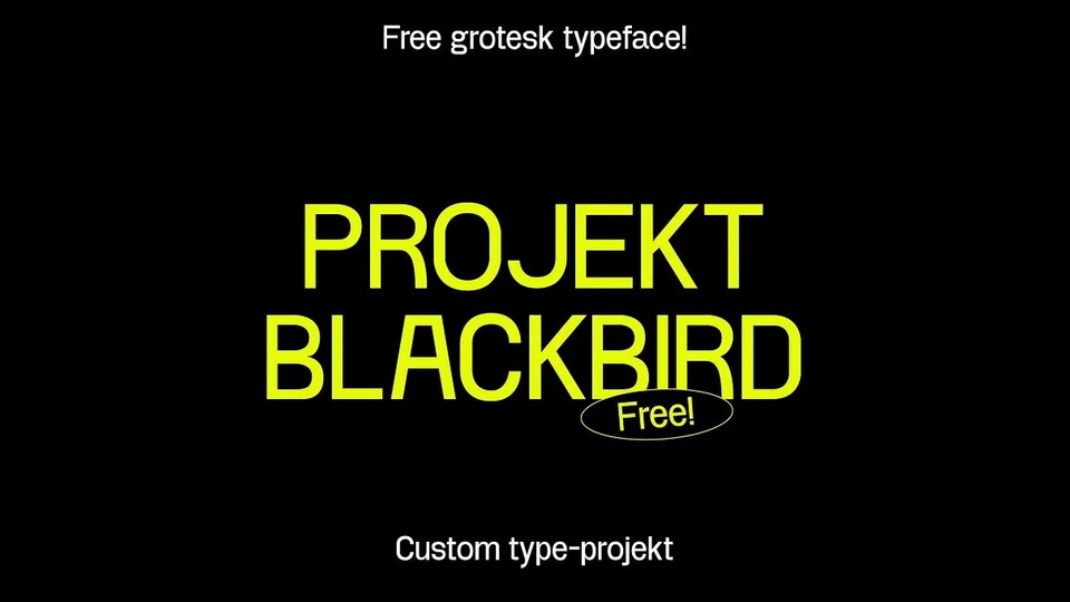  

Projekt Blackbird: An Innovative Custom Typeface Developed for Blackbird Marketing