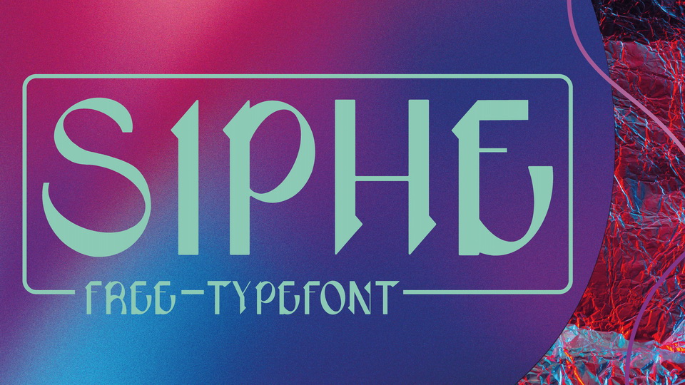 

Siphe: An Innovative Display Typeface with Striking Contrast and Intriguing Letterforms