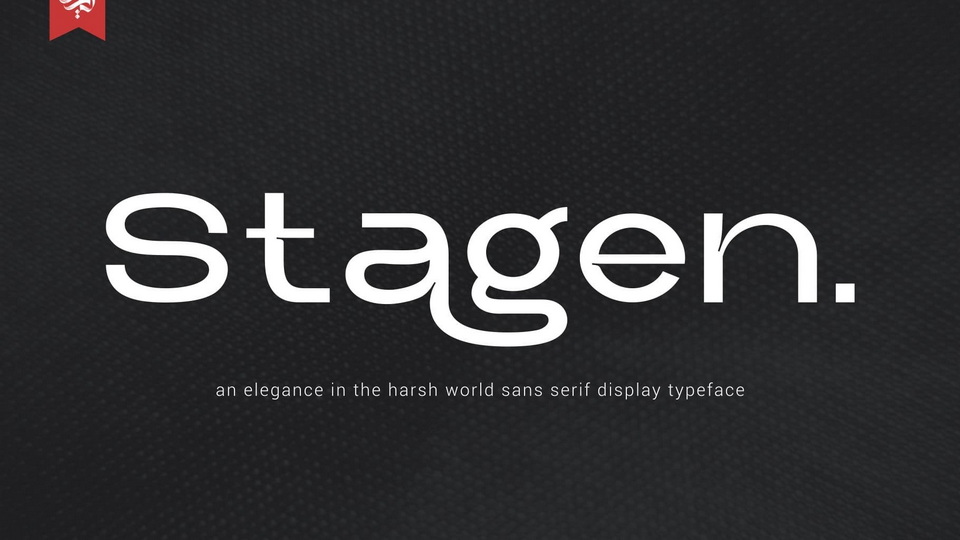 Stagen: A Modern Sans Serif Font Inspired by Traditional Javanese Cloth