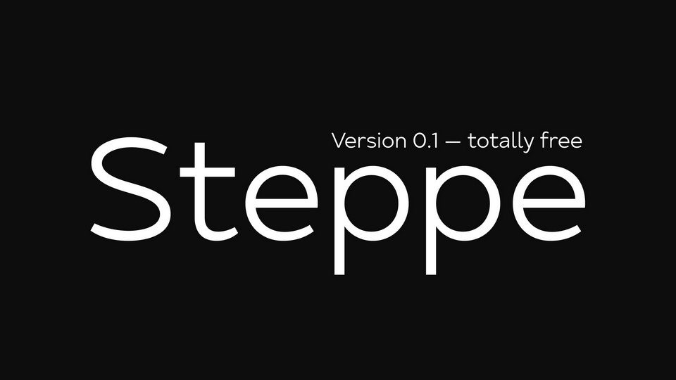  Steppe: A Versatile Sans Serif Typeface for Modern Design