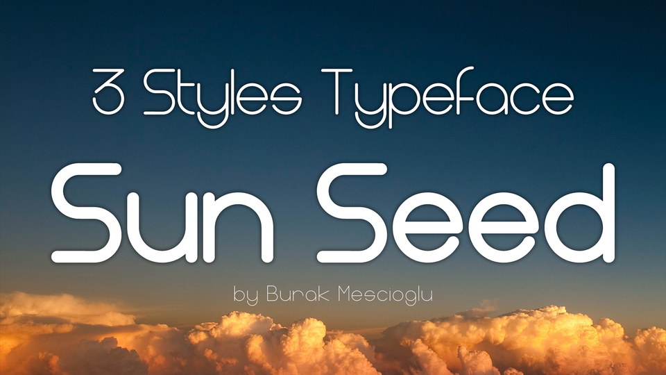 

Sun Seed: A Contemporary Sans Serif Typeface with a Geometric Touch